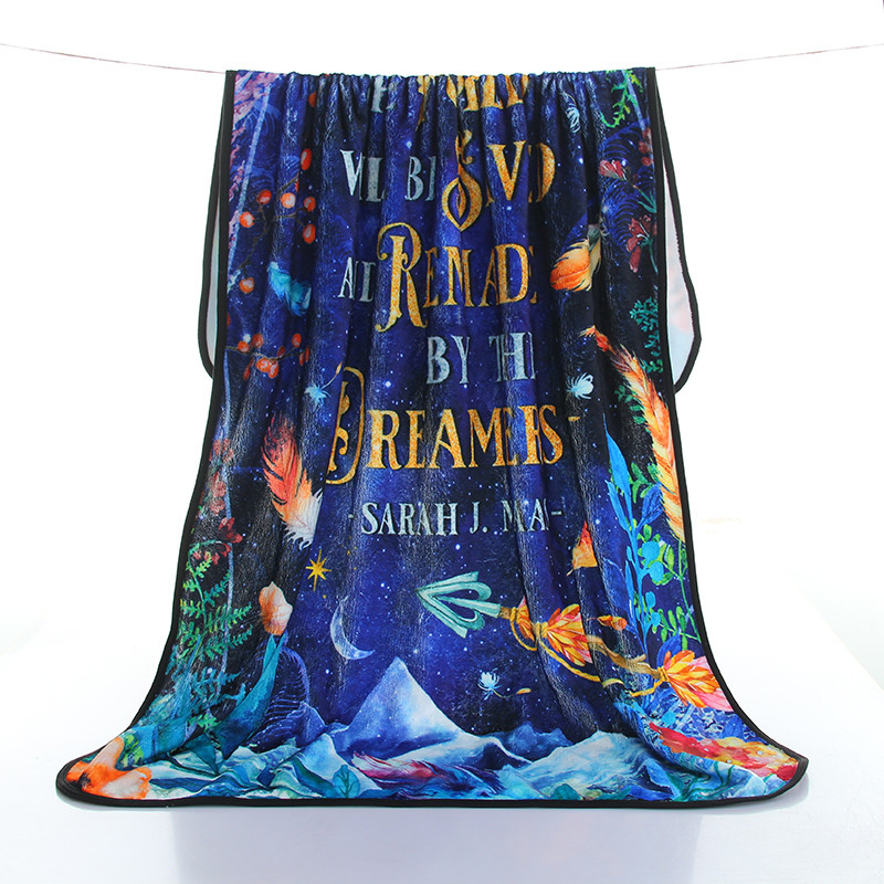 Machine Weaved 300gsm Polyester Fleece Blanket For Year Round Use