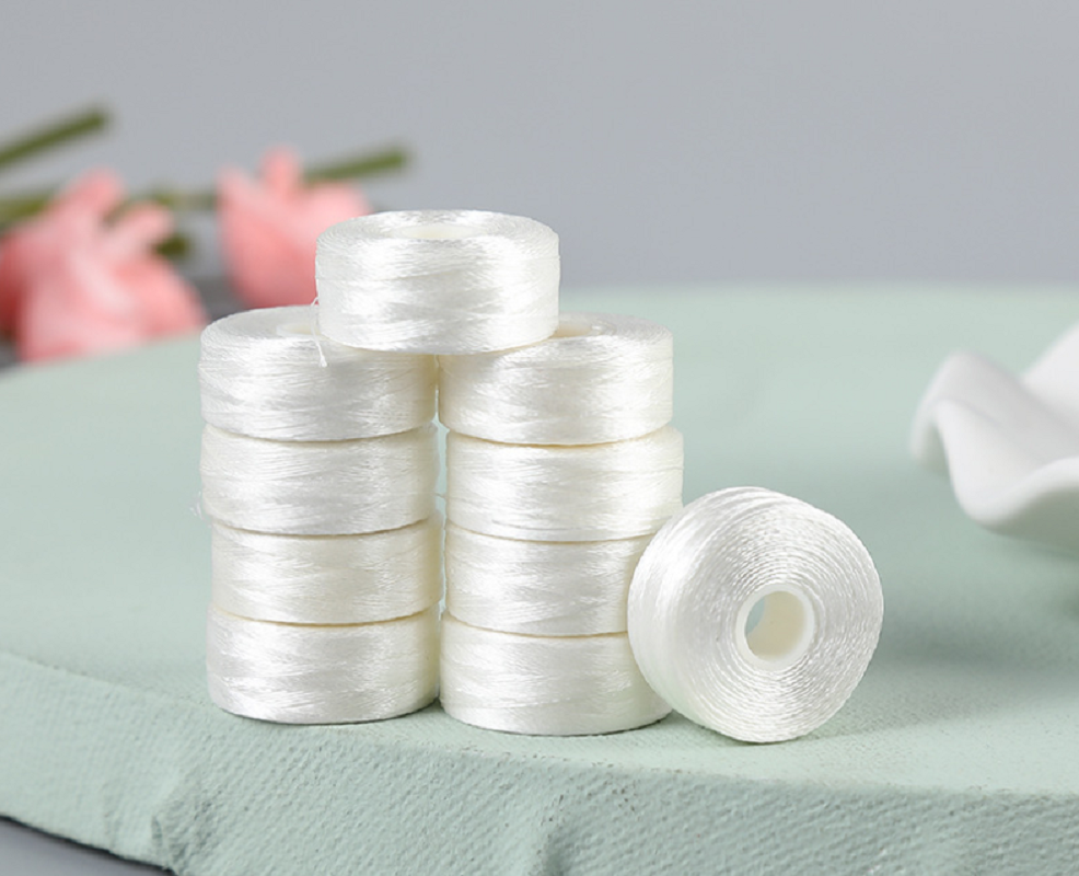 Sewing Thread 3.7g/ ball Pre Wound Bobbin Thread for Quilted Embroidery Projects