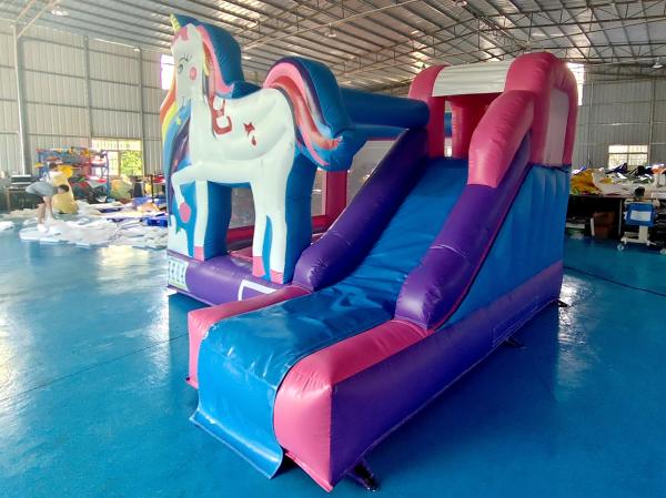 High Quality Inflatable Castle Unicorn Cartoon Inflatable Bounce House With