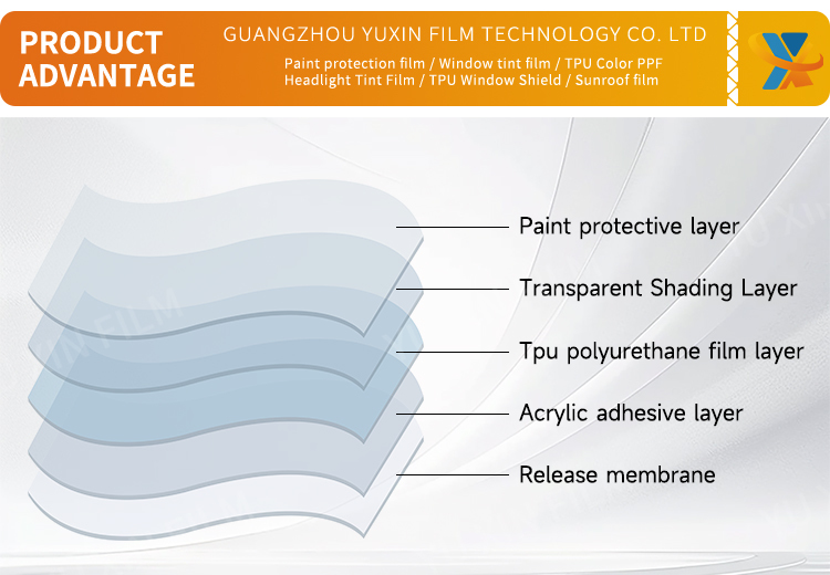 Self Healing TPU Car Paint Protection Film 1.83x15M 72 Inchx50 Feet Car PPF Film