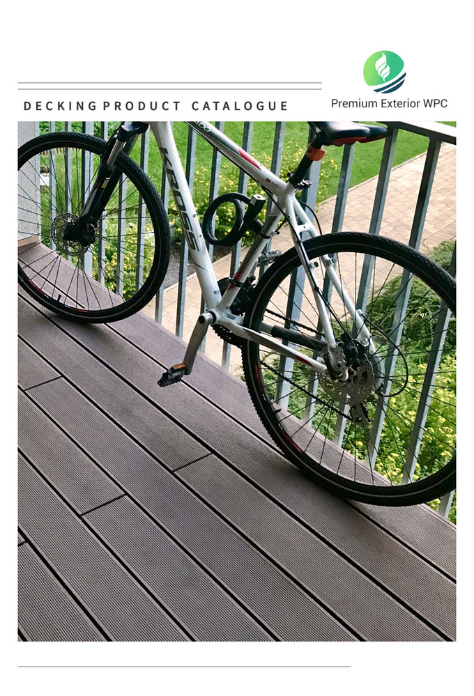 Safety WPC Floor Decking Eco Friendly WPC Decking Board Manufacturer