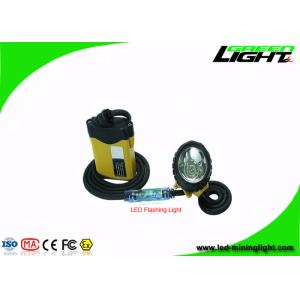 China 10.4Ah Corded Mining Cap Light ABS PC 25000Lux 348lum With Led Flashing Light SOS on sale