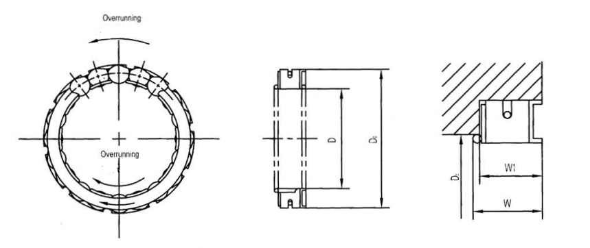 FWD331808BRB BRS BRB Motorcycle Freewheel Bearing One Way Clutch FWD331808BRS