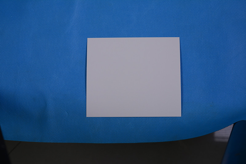 C163 White high gloss Palm print backing sheet