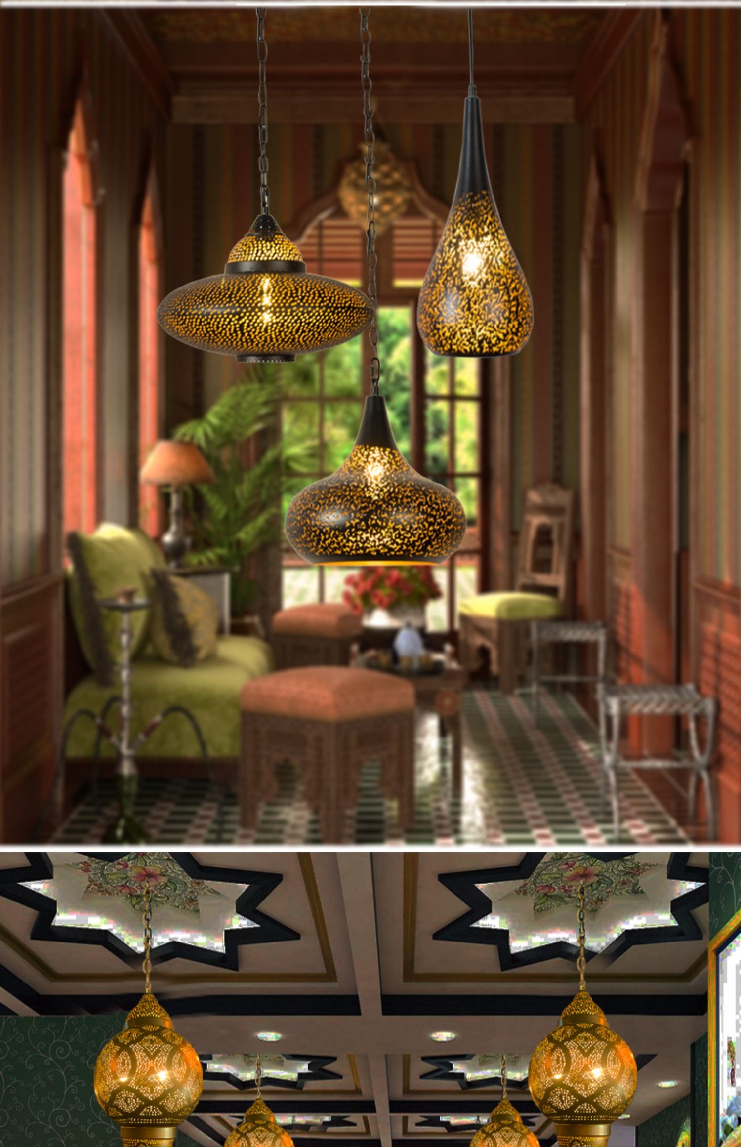 Iron art decor retro Vintage industrial chandelier Pendant Lights(WH-DC-47)