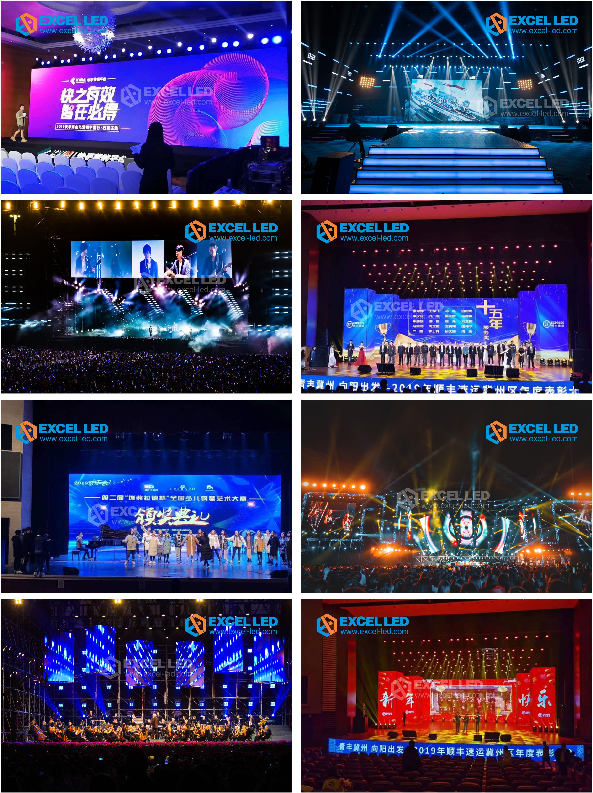 3840Hz 500*1000mm 1500cd/sqm P2.84 Live Show LED Screen