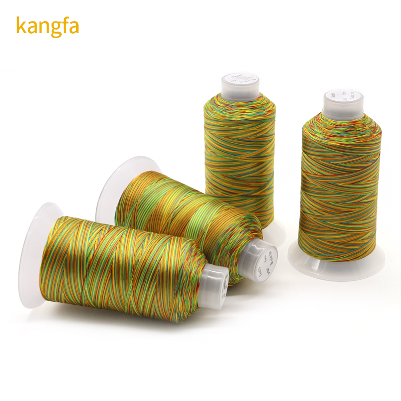 High Tenacity 250g Polyester Bonded Thread 150D/3 Tex45 in Multicolor for Customized