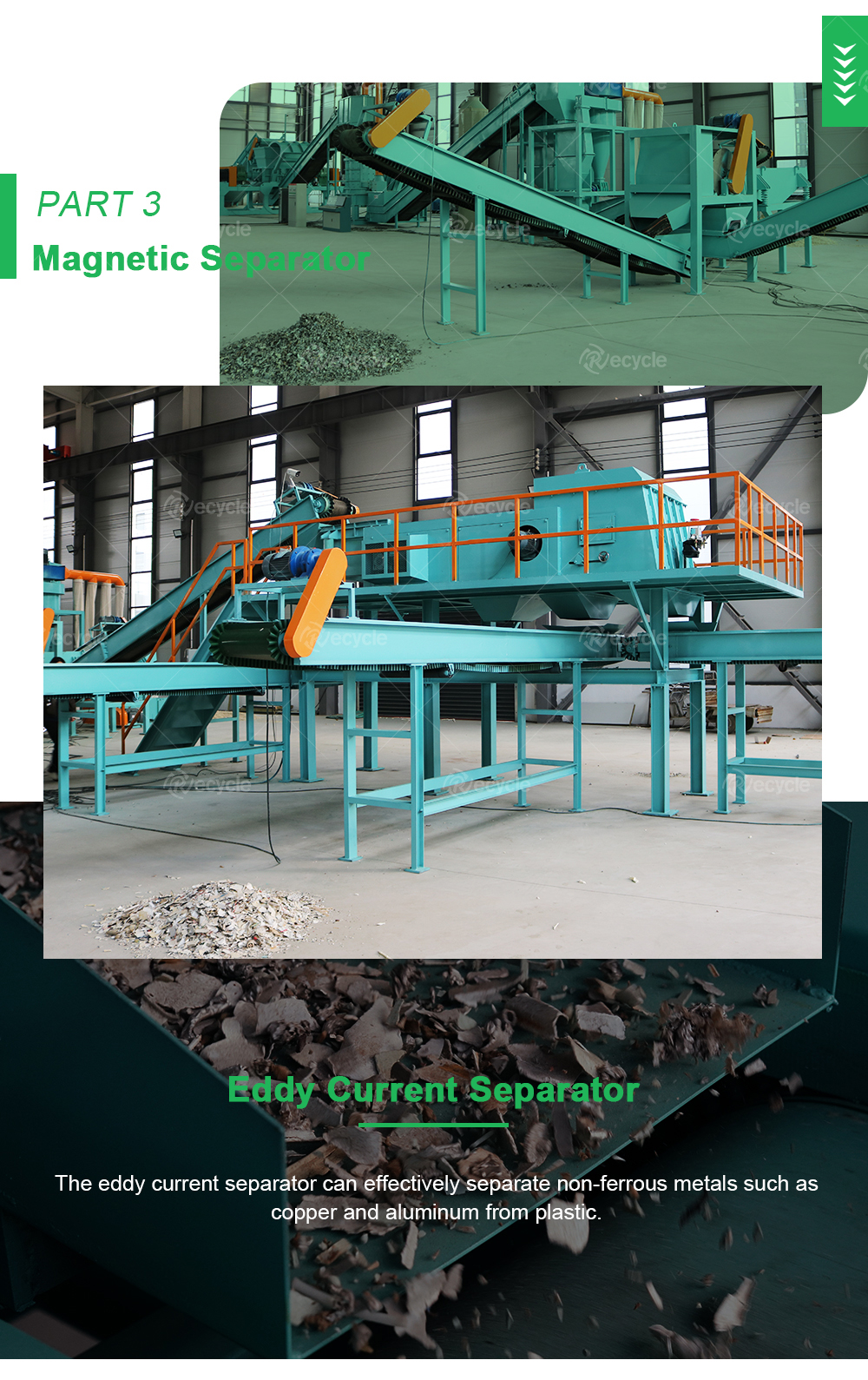 25-100units/H Fridge Recycling Machine / Home Appliance Refrigerator Dismantling Machine