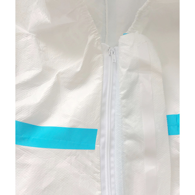 Non Woven Type 4 Polypropylene Disposable Protection Clothing Microporous Disposable Coverall