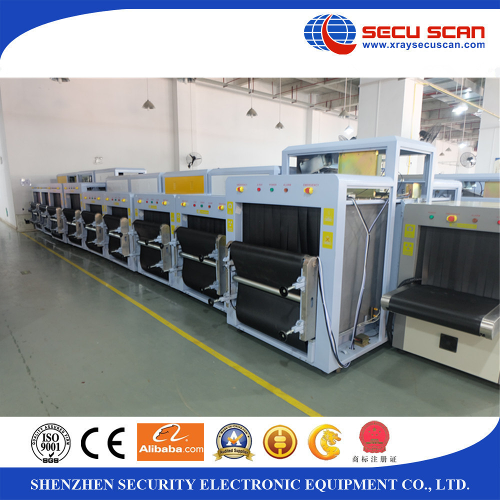 Multi - Energy High Resolution X Ray Baggage Scanner inspection system for Airport Security