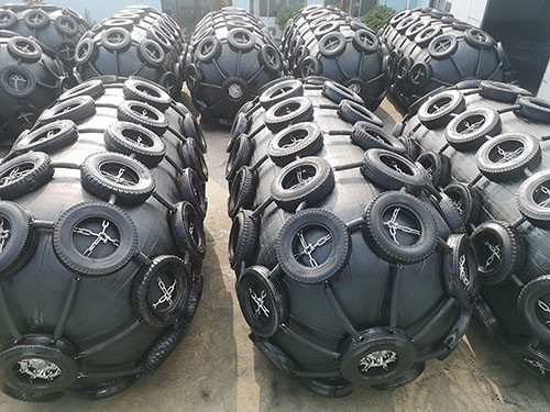 Dia 1000mm Pneumatic Rubber Fender Natural Glue Tasteless Environmental