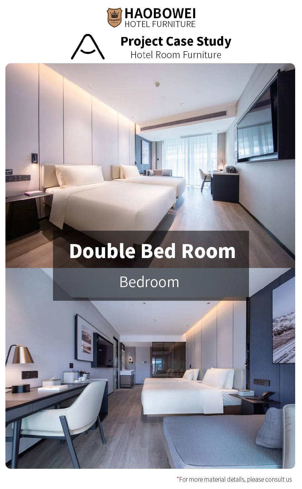 Modern Luxury Hotel Furniture Foshan China Standard King Size Set Custom Bedroom