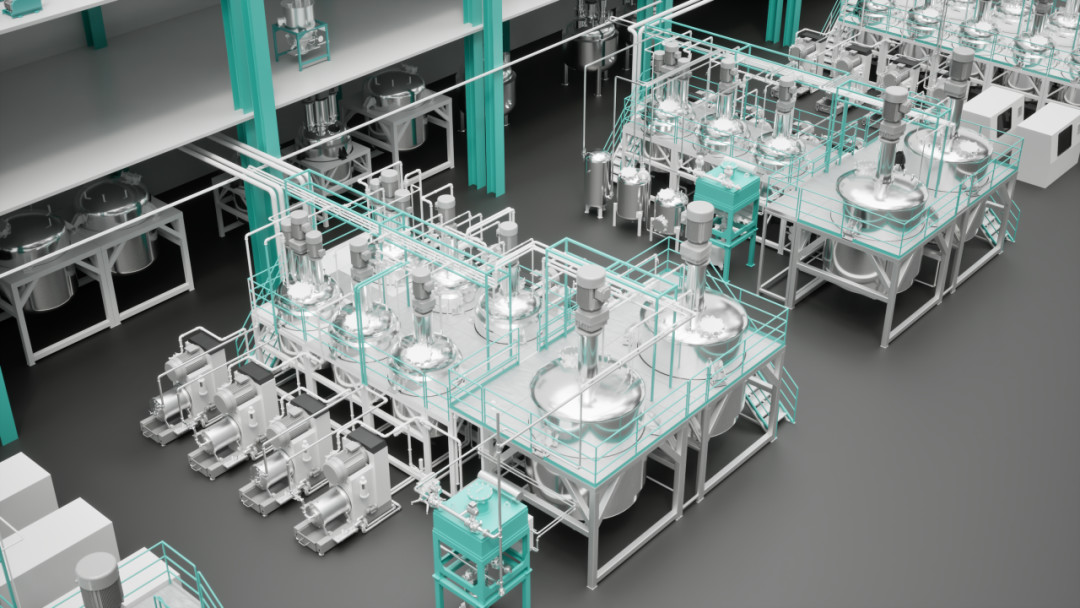 Shampoo Agitation Stainless Steel Mixing Tank Easy Operation Bottom Discharge CE Certified