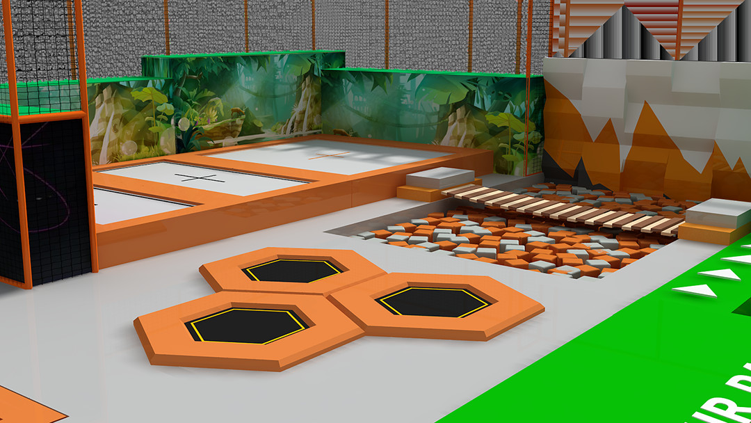 Large Indoor Playground Equipment Foam Play Structures For Exciting Play Experiences