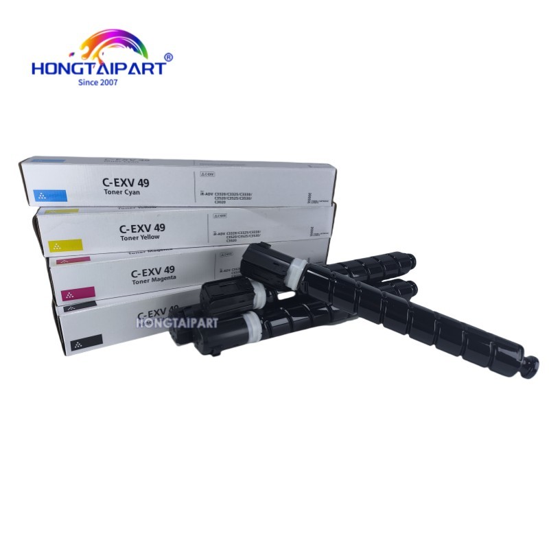 Toner Cartridge-1Set C-EXV 49 NPG-67 GPR-53 Black Cyan Magenta Yellow For Canon IR Advance C3320 C3325i C3525i C3320i C3520i C3330i C3530i Copier Part