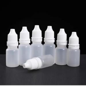 Empty Plastic Squeezable Eye Liquid Dropper Bottles 10ml 60ml 120ml