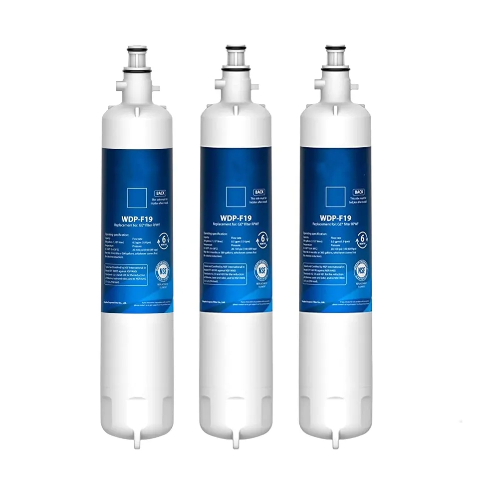 WDP-F19 Certified Refrigerator Waters Filter Replacement Cartridge With 19W Power