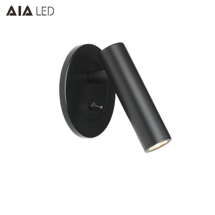 Indoor recessed mounted bedroom bed wall lighting headboard wall light led reading bedside wall lamps for villas
