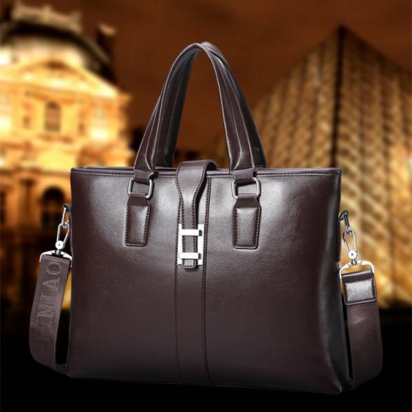 2017 Men Casual Briefcase Business Shoulder Bag Leather Messenger Bags Computer