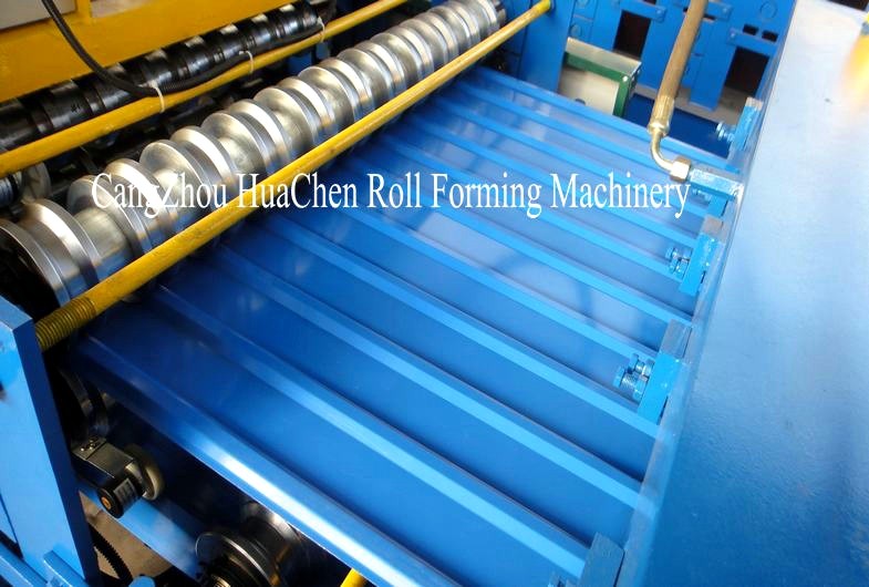 16 -18 Station Free Design Double Layer Roll Former Machine 5 Ton Passive Decoiler