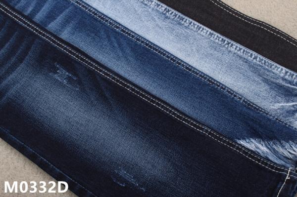 10.5 Oz Lightweight Dark Blue Cotton Organic Stretch Denim Fabric For Men
