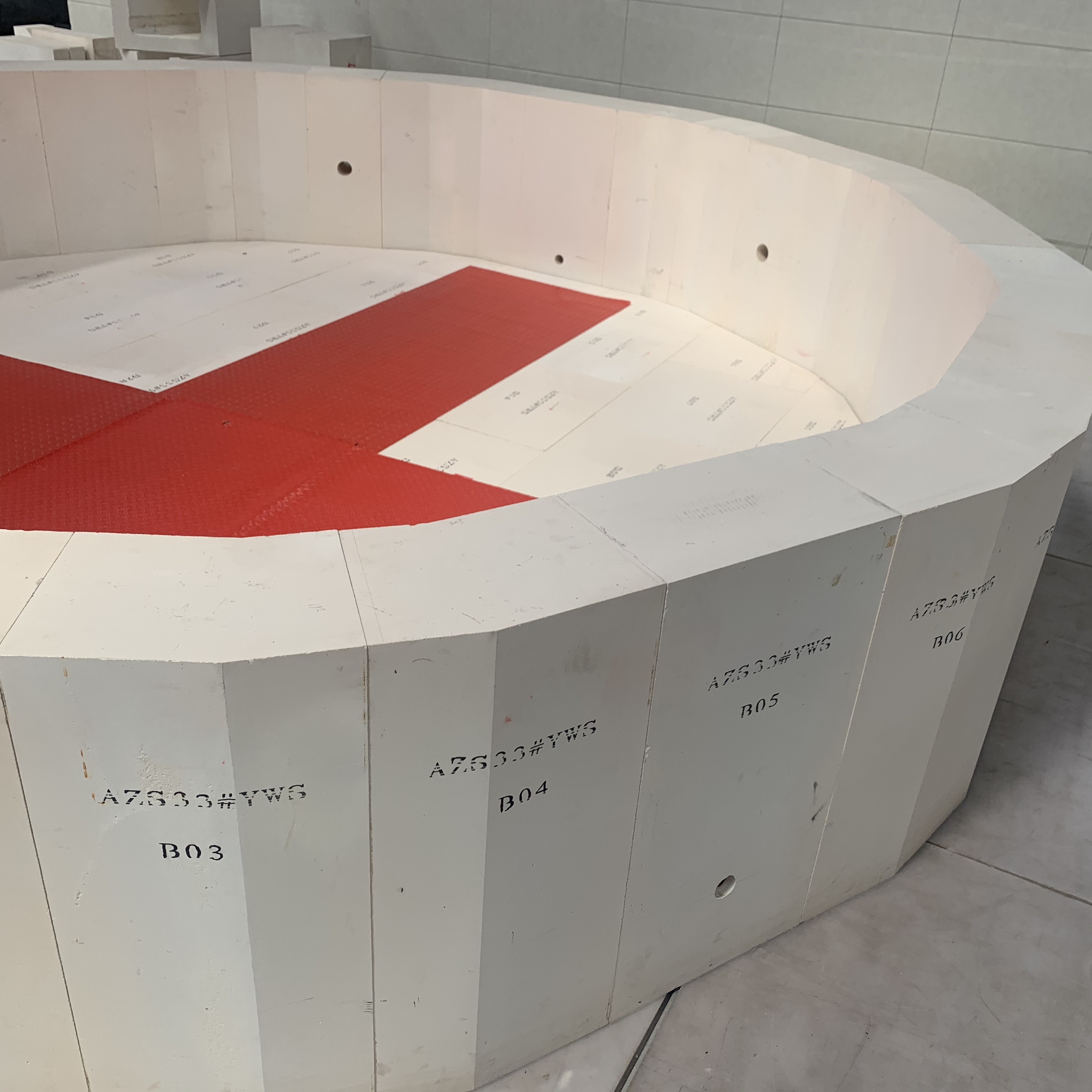 Refractory Material AZS-33/AZS-36/AZS-41 Zircon Corundum Brick for Glass Melting Pool