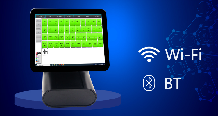 Win7/8/10/Android 7.1 OS 15.6" Full HD Capacitive Touch Screen POS System for Restaurants