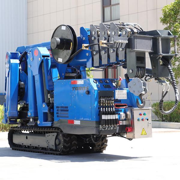 Quality High Efficiency Spyder Cranes spider crawler crane hydraulic boost for sale