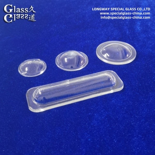 Custom Clear Textured Pyrex Led Cover Lens For Led Lighting Output