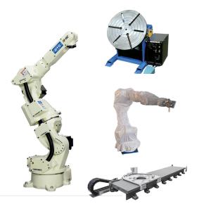 China Payload 6kg Reach 1427mm OTC FD-V6S Welding Robot Arm With protective cloth guide rails manipulator As Welding Robot on sale