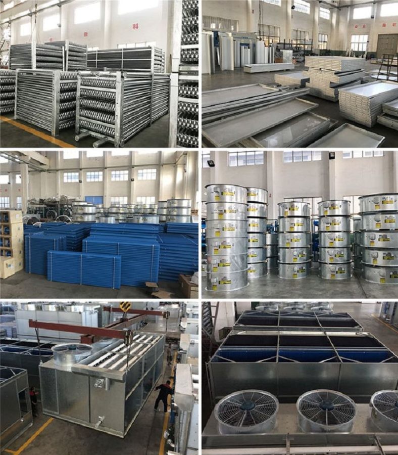 Industrial Counter Flow Cooling Tower Air Cooled Evaporative Condenser