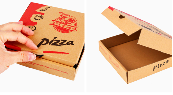 3 Layers E-flute PizzaBox Cardboard 100gram 120gram With FSC Certificate