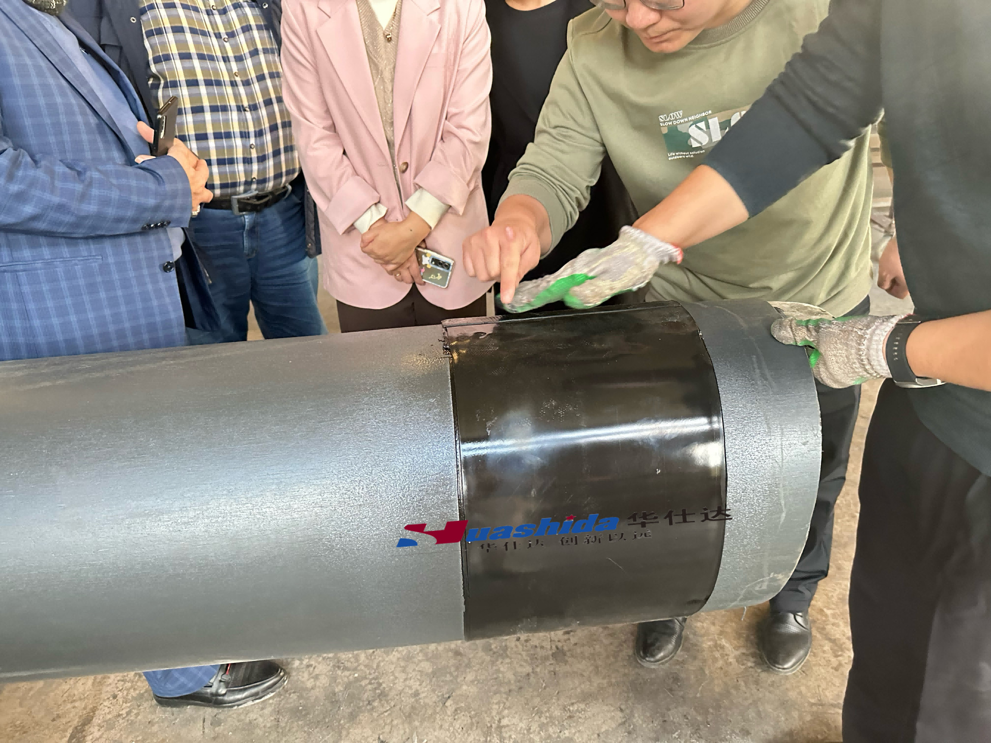 Pipeline Joint Radiation Cross Linked Heat Shrinkable Sleeve 20 Mpa