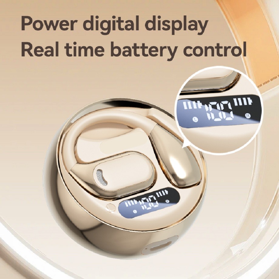 Bluetooth 5.4 TWS Earbuds with Titanium Diaphragm Speakers, 6H Playtime & 300mAh Charging Case