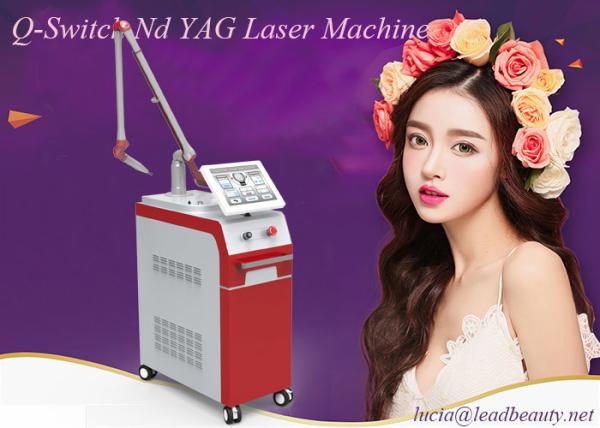 1200W Korea imported 1064 / 532nm Nd Yag laser tatoo removal machine /