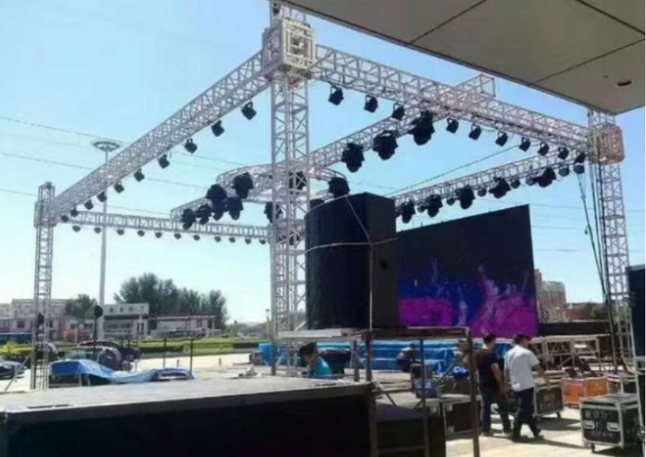 Quick Assembly Square Aluminum Truss Lighting , Indoor / Outdoor Aluminum Alloy Truss