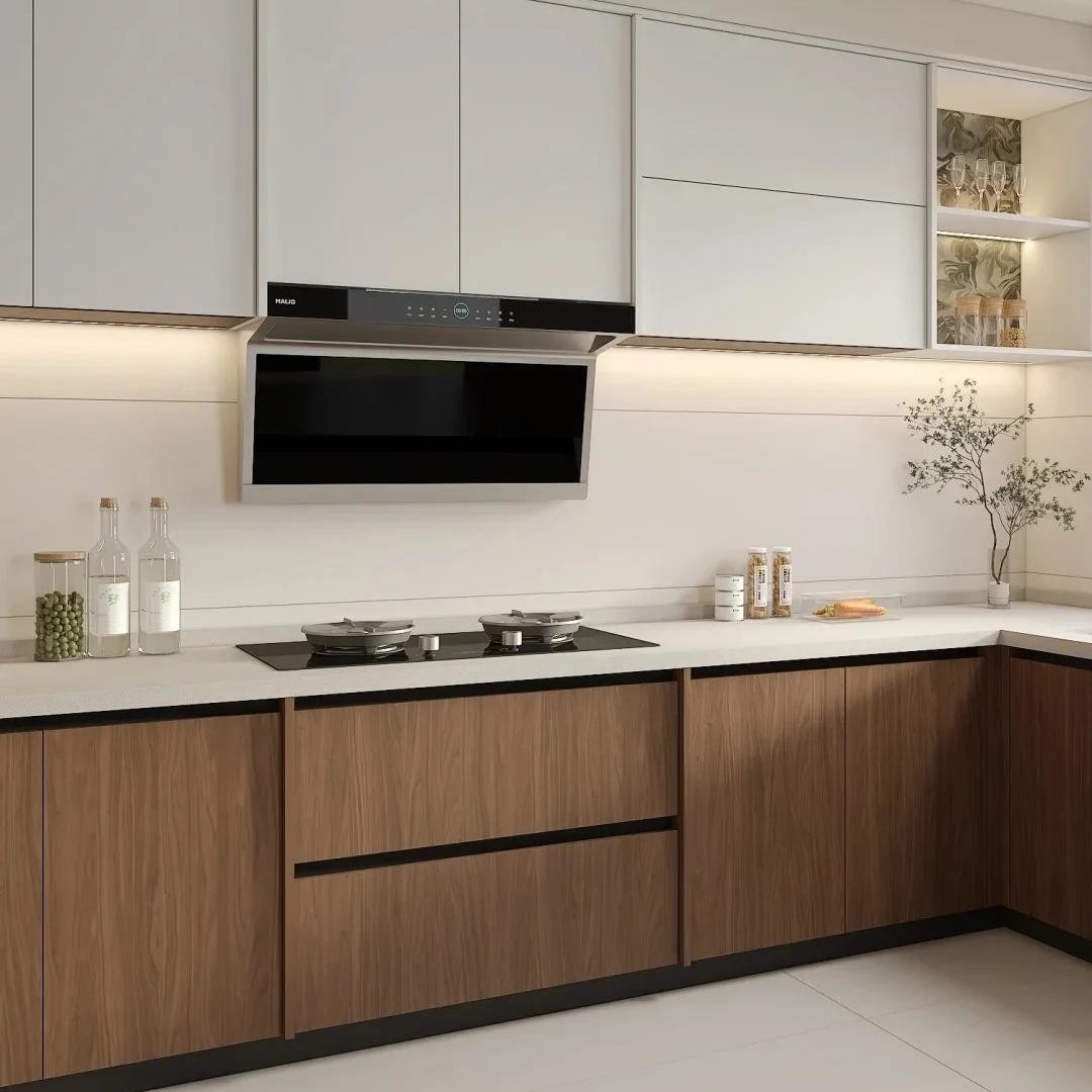 Antique Style Wood Grain Complete Solid Wood Kitchen Cabinet Sets Kitchen Cabinet With Countertop