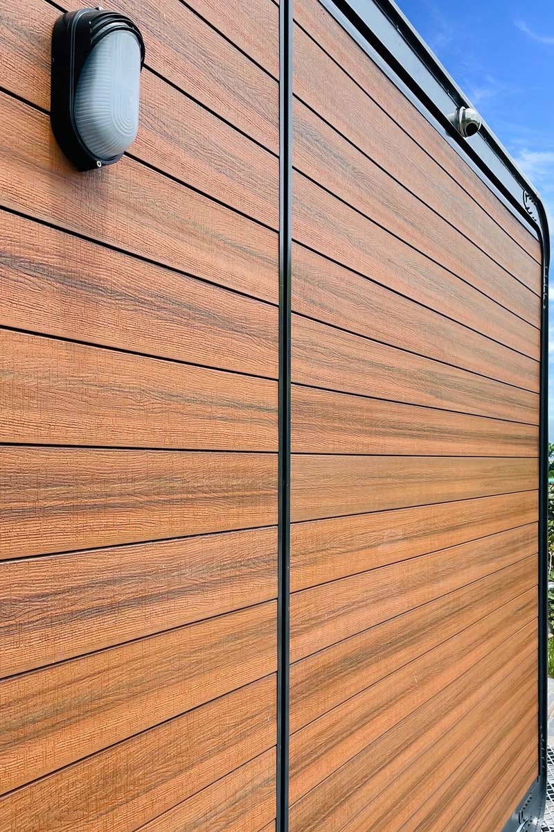 WPC PVC Wood Interior Wall Cladding Panel Lightweight Recycled