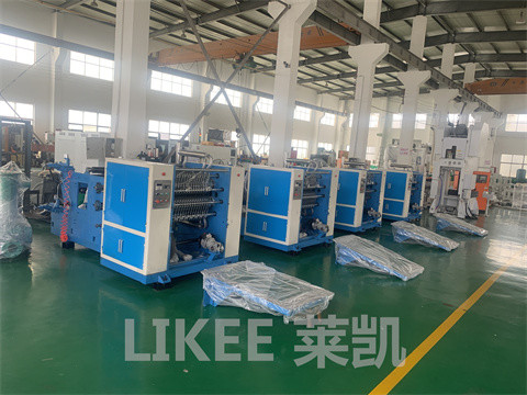 LKS300 Durable High Precision Pop Up Aluminum Foil Sheet Cutter making machine with a speed of 400-500pcs/min