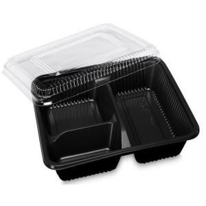 2 compartments clamshell, rectangular eco friendly real manufacturer, pp plastic