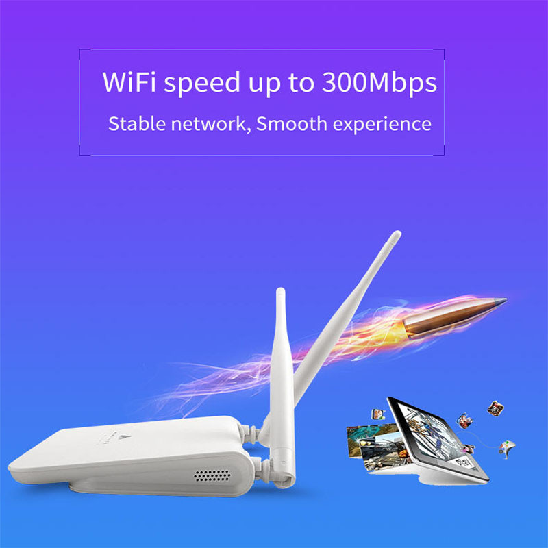 32 Users 300Mbps 3G 4G LTE CPE Wireless Router Support SIM Card