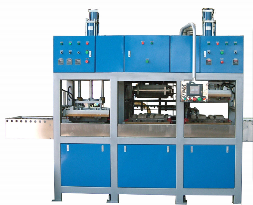 Disposable Lunch Box Making Pulp Thermoforming Machine 1200pcs/hr Customized
