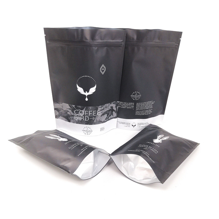 Custom Printing Plastic Pouches Packaging 250g Coffee Bean Aluminum Foil k Bag