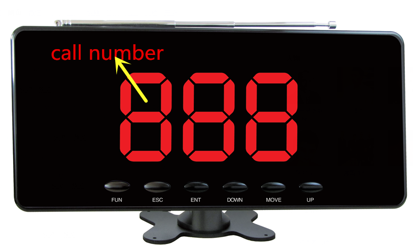 Simple Electronic Self-take Queue Management Keyboard With Token Display System