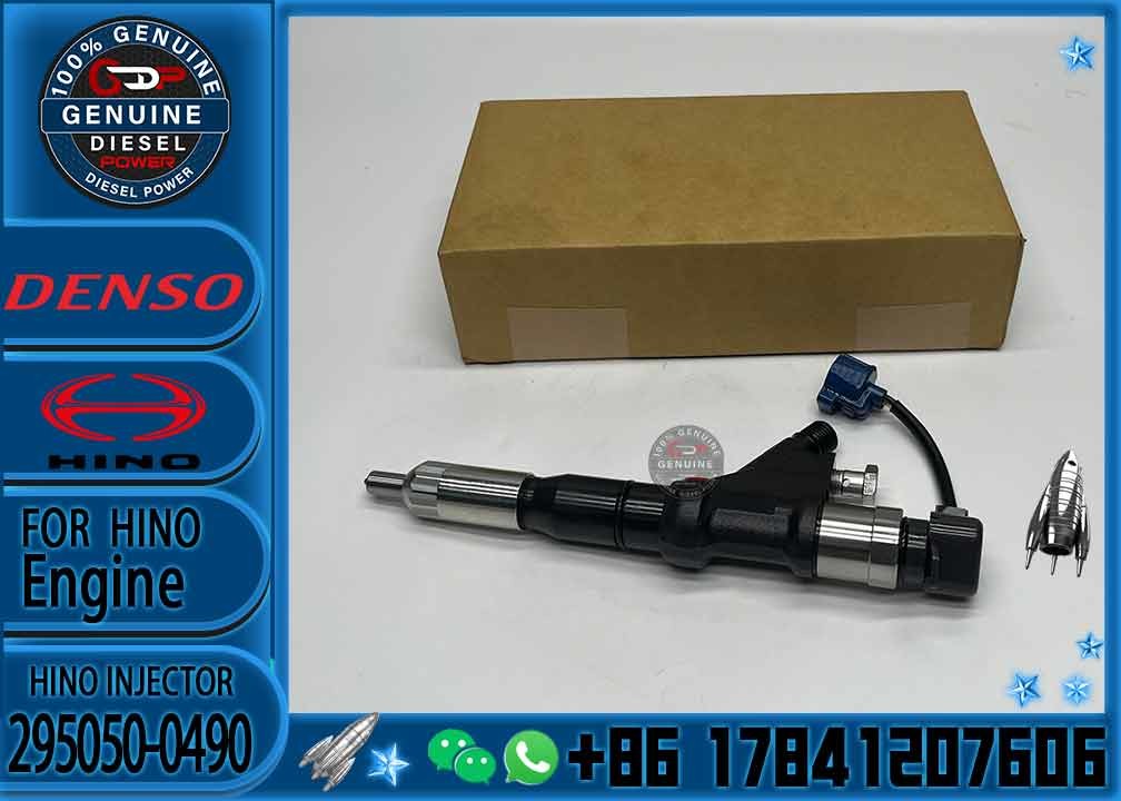 High Quality New Diesel Common Rail Fuel Injector 095000-5972 23670-E0360 295050-0490 23670-E0220 For HINO E13C 700 engi