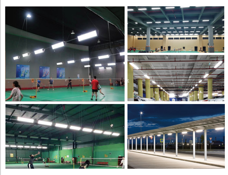 Aluminum+Pc Energy Efficient Led Linear High Bay Light For Outdoors Ip40 Ik08