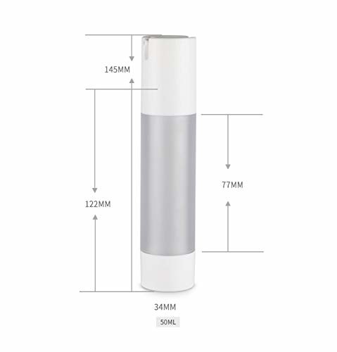 Portable Frosted Airless Cosmetic Bottles Lightweight Easy To Carry
