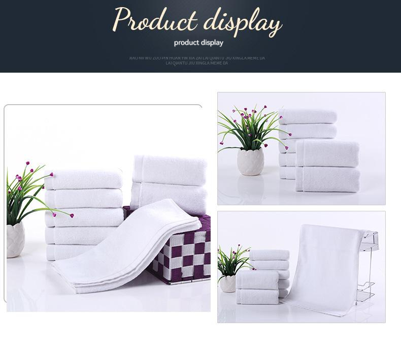 Customer Logo 600 GSM 100% Cotton Square Towel for Quick Drying and Soft Touch