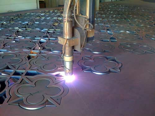 Machine Part Cnc Plasma Cutting Laser Cutting Steel Plate For Metal Coating Machinery