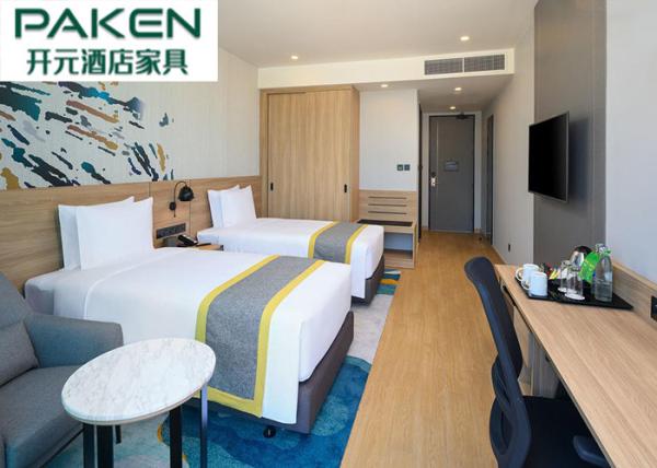 Holiday Inn Hotel Room Ashtree Veneer Furniture Minimalist Straight Line